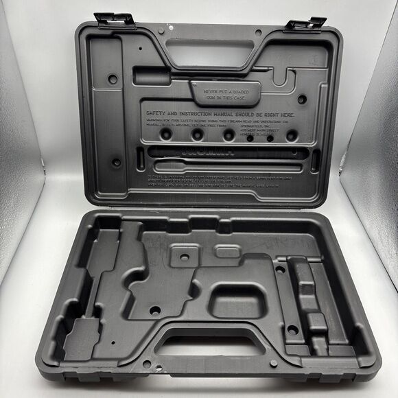 Springfield Armory XD-9 Factory Hard Plastic Pistol Empty Case Box Black - Picture 8 of 15